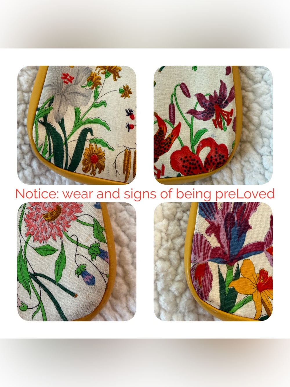 Authentic: Gucci Flora Clutch converted to bag - Picture 7 of 10
